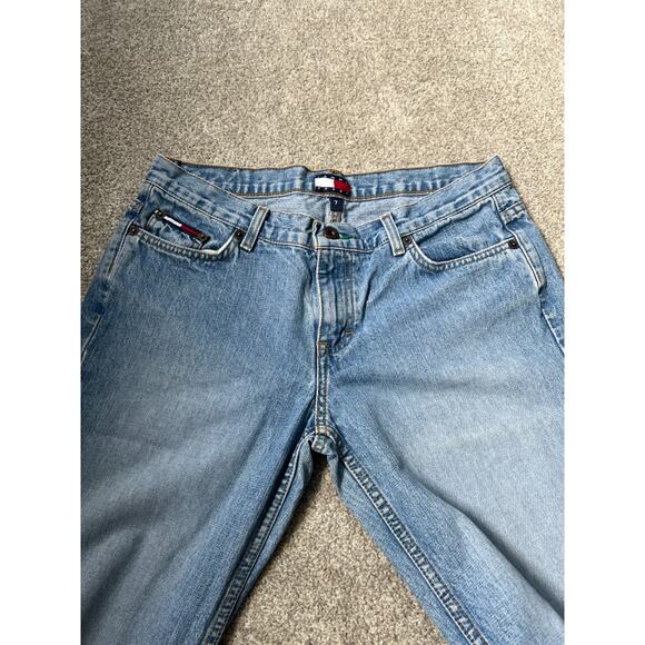 Vintage Tommy Hilfiger Jeans Womens Size 7 Blue Denim Light Wash UAV-UAV Y2K - Picture 5 of 9
